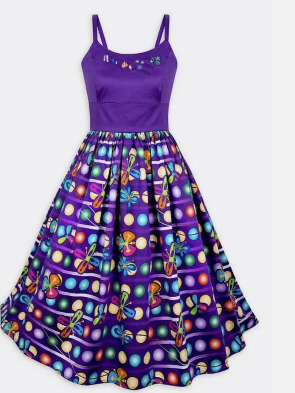 NWT Disney Dress Shop Disney Parks Pixar Inside Out Dress Size Medium Emotions
